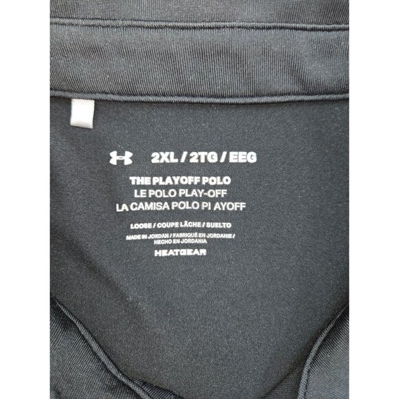 Under Armour Mens Playoff Polo Shirt 2XL Heatgear - Picture 5 of 8